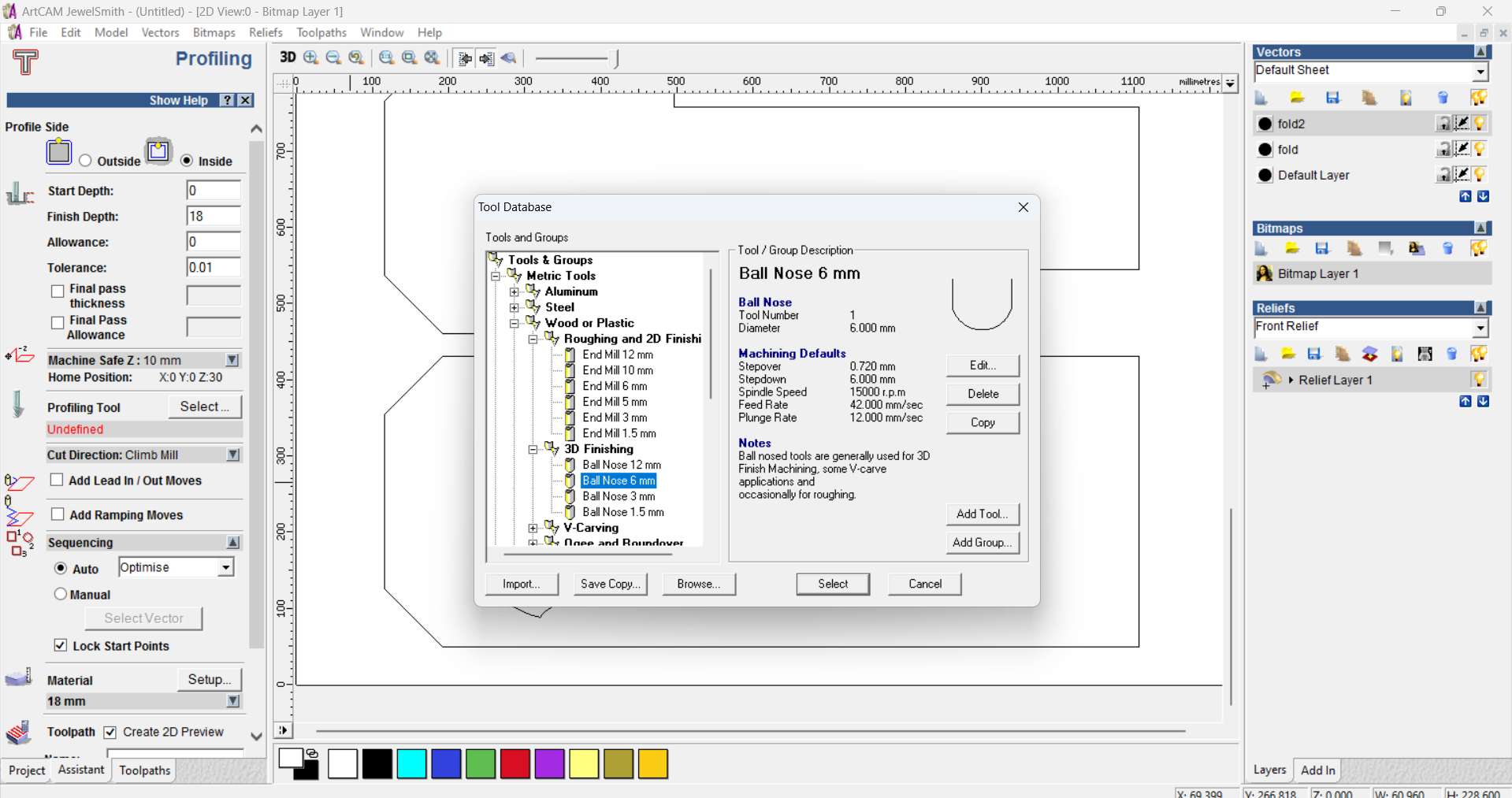 Toolpath Settings